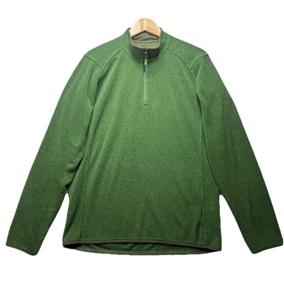 Arc’teryx Men’s Endocon 1/4 Zip Fleece Pullover Sz M Stone Pine Outdoor Gorpcore - Picture 1 of 10
